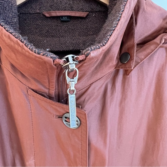 Junge Rust Jacket Size XL With Hood Lined - Picture 14 of 16